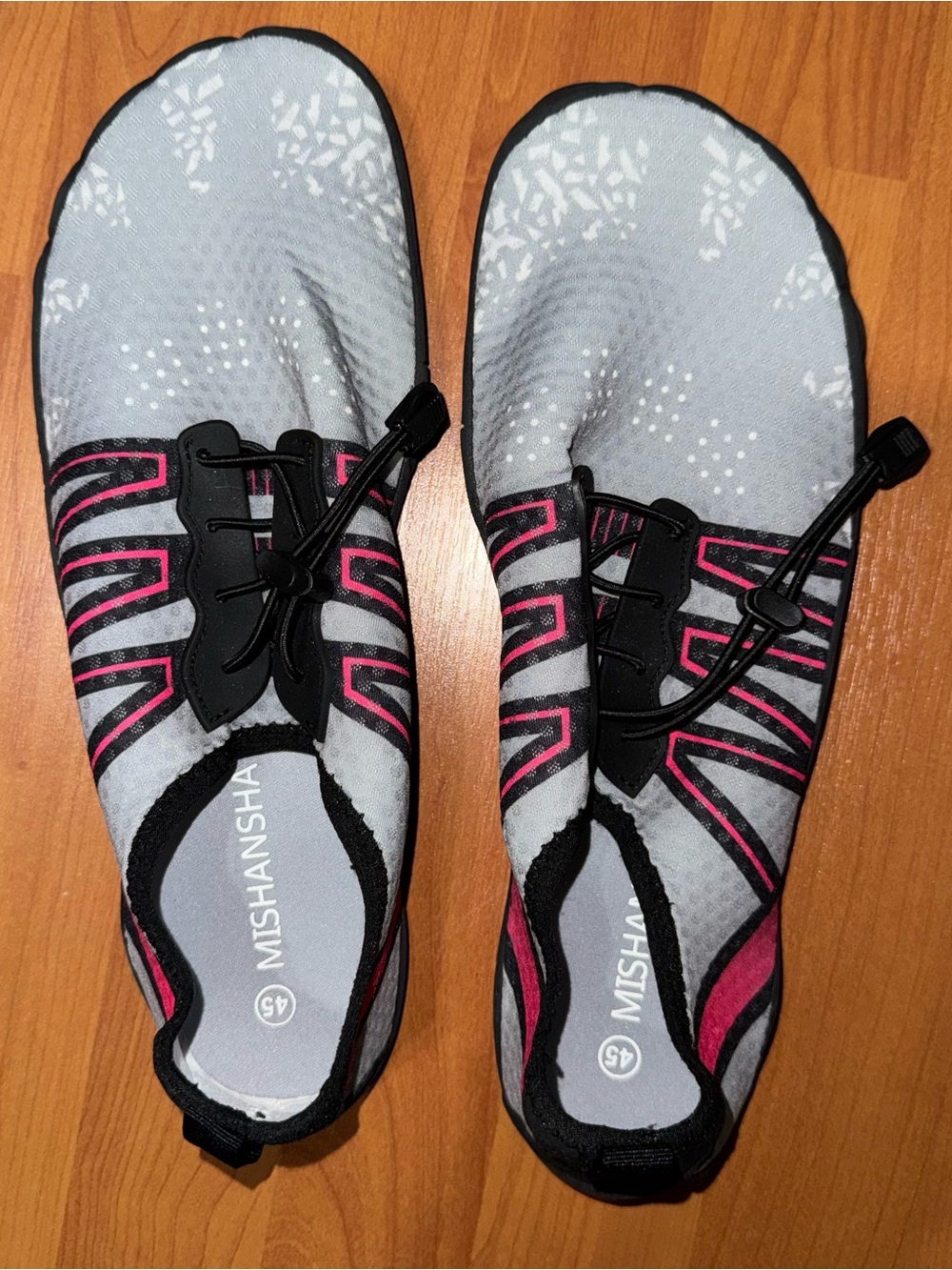 Mishansha Gray and Black Slip-On 11.5 Water Shoe